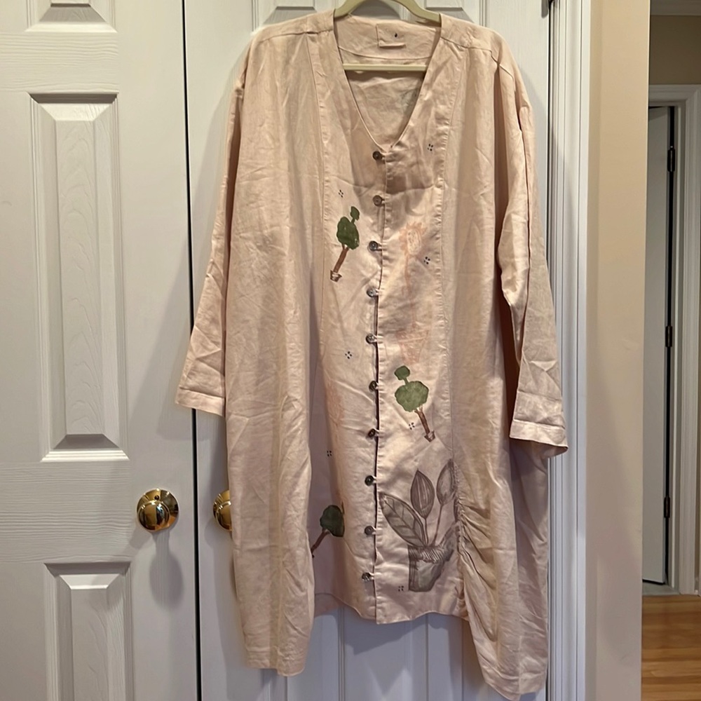 Blue Fish 100% Linen Duster